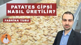 PATATES CİPSİ NASIL YAPILIR cips FABRİKA TURU [upl. by Genesia]