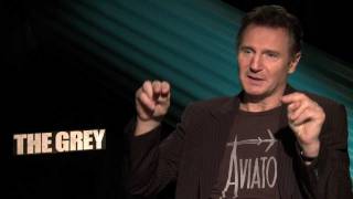 THE GREY interviews with Liam Neeson and Dermot Mulroney [upl. by Aikat]