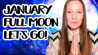 January Full Moon  5 Things You Need To Know 🌕💜✨ [upl. by Zurek]