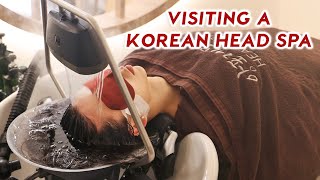 I Visit a Korean Head Spa 💆🏻‍♀️ [upl. by Hsiri]