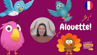 Alouette gentille alouette  French nursery song [upl. by O'Neill]