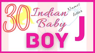 💖2024 ᐅ Names for baby boy starting with J  j letter names for boy  baby boy names starting from J [upl. by Anniahs]