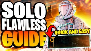 How ANYONE Can SOLO FLAWLESS Warlords Ruin Complete Warlock Guide [upl. by Oiligriv]