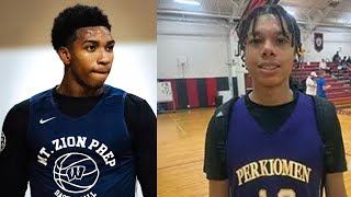 PERKIOMEN SCHOOL vs MT ZION PREP FULL GAME feat KJ COCHRAN amp MALACHI PALMER [upl. by Enyalaj529]