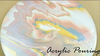 Acrylic Pouring DecoArt Ready to Pour Paint [upl. by Norraa]