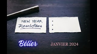 ♈ BELIER ♈ JANVIER 2024 ☀️ Changement imminent [upl. by Aizan613]