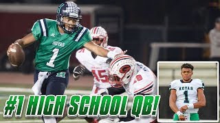 THE 1 HIGH SCHOOL QB IN THE NATION Justin Fields Highlights [upl. by Nannaihr]