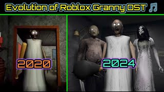 Evolution of Roblox Granny OST  Main Menu 2020 Nov  2024 Jul [upl. by Mayram576]