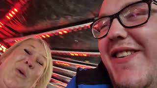 Taylors waltzers on ride pov perth Scotland funfair 18th of July 2024 [upl. by Novyat]