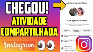 COMO VER ATIVIDADE COMPARTILHADA NO INSTAGRAM 2023 [upl. by Sisile]