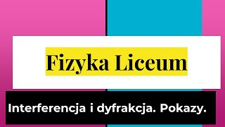 Interferencja i dyfrakcja Pokazy 2 z 2 [upl. by Schofield432]