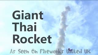 Girandole Fireworks Thai Rocket Spinning Rocket [upl. by Nydnarb]