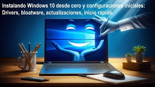 Instalando Windows 10 y configuraciones iniciales [upl. by Lahcym]