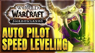 WoW Shadowlands Speedleveling with Quests  Azeroth Autopilot Addon Guide [upl. by Sparks544]