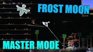 Terraria Frost Moon Master Mode Full Event Waves 115 [upl. by Nodab]