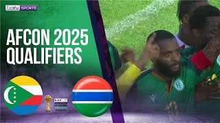 Comoros COM vs Gambia GMB  AFCON 2025 Qualifiers HIGHLIGHTS  090424  beIN SPORTS USA [upl. by Airretnahs476]