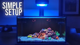 Simple Nano Reef Tank Month Ten  Overview amp Tour [upl. by Ydnec]