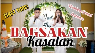 BAGSAKAN Our Wedding RAP Entrance 🎤 [upl. by Ellary718]