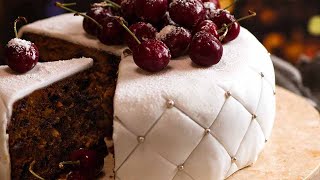 Christmas Cake  EASY moist fruit cake [upl. by Xirdnek]