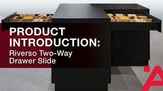 Product Introduction Riverso TwoWay Drawer Slide from Häfele [upl. by Eelyrehc]