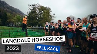 LAKE DISTRICT FELL RACING  THE LANGDALE HORSESHOE FELL RACE  2023 [upl. by Anuska796]