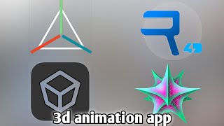 Top 3 best 3D Animation app for android devices Prisma3D Reconn 4d 3DModeling app [upl. by Blum390]