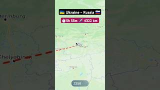 Ukraine to Russia flight ✈️ route explore live flight route explore aviation excelbytesized [upl. by Schlessel]