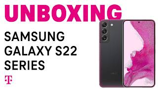 Samsung Galaxy S22 S22 and S22 Ultra Specs and Unboxing  TMobile [upl. by Aidni928]