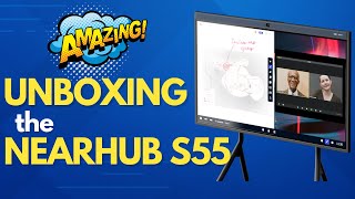 An Incredible Interactive Whiteboard  unboxing the NearHub S55 [upl. by Jarvey]