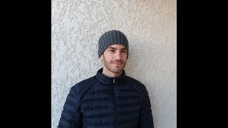 tuto bonnet homme au tricot [upl. by Rieger]