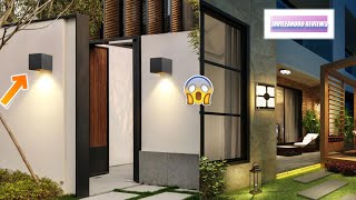 😱Lámparas led de pared exterior modernas✨ [upl. by Ititrefen]