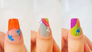 diseñso de uñas Easy Trending Nail Art designs For Beginners [upl. by Airdnek]