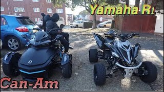 YAMAHA R1 RAPTOR MT10 SUPER QUAD raptor racing atv jaiifrais [upl. by Hirasuna]