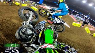 GoPro Adam Cianciarulo 2019 Houston Monster Energy Supercross Triple Crown Highlights [upl. by Susannah]