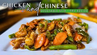 Chicken and Chinese Vegetable Stir Fry Recipe  چئنیز چکن کی آسان ریسیپی  Easy Chicken Recipe [upl. by Natfa]