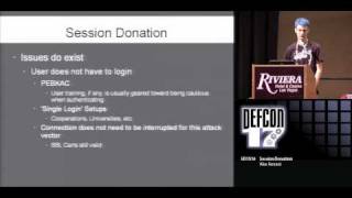 DEFCON 17 Session Donation [upl. by Adnalay948]