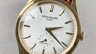 Patek Philippe Calatrava 5196J Tiffany Dial 5196J001 Patek Philippe Watch Review [upl. by Glynda]