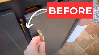 People with dated kitchen cabinets are flipping over this genius idea [upl. by Anircam]