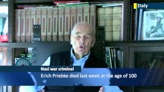 Lawyers of Nazi war criminal Erich Preibke release video of unrepentant Nazi defending executions [upl. by Sasnak]