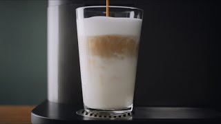 The New Nespresso Expertampmilk makes custom Latte Macchiato coffees [upl. by Boykins]