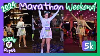 Marathon Weekend DOPEY Challenge 2024  5K  Doing Dopey  RunDisney [upl. by Shargel]