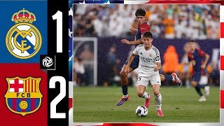 HIGHLIGHTS  Real Madrid 12 FC Barcelona  Summer Tour 2024 [upl. by Olenta]