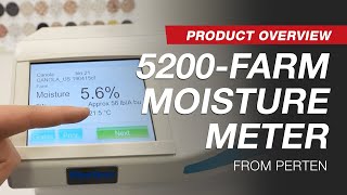 Perten 5200Farm Moisture Meter  Product Overview  Flaman Grain Systems [upl. by Grimaud]