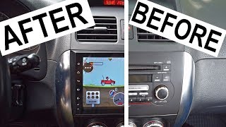 How to INSTALL an ANDROID head unit into your CAR  Seicane head unit REVIEW [upl. by Inaja]