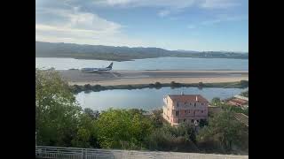 Corfu airport take off [upl. by Giorgio]