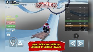 Fun Playing Sledding in The Snow ‼️ Roblox [upl. by Atinob]