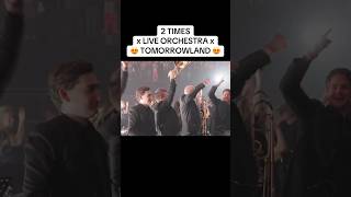 Unforgettable moments with a live orchestra at 20y tomorrowland 🔥 techno festival edm [upl. by Llerdnam]