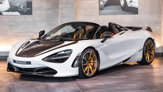 2019 McLaren 720S Spider Performance MSO Bespoke  MSO Cirrus Grey  Walkaround amp Interior 4K [upl. by Tressia827]