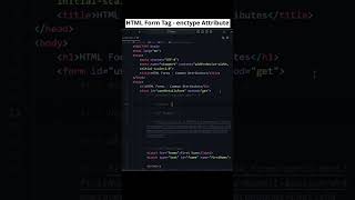 Mastering HTML Form Tag with Enctype Attribute A StepbyStep Guide htmlform codewithmayur [upl. by Ida209]