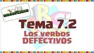 Lengua Tema 72 El verbo defectivo [upl. by Akilegna]